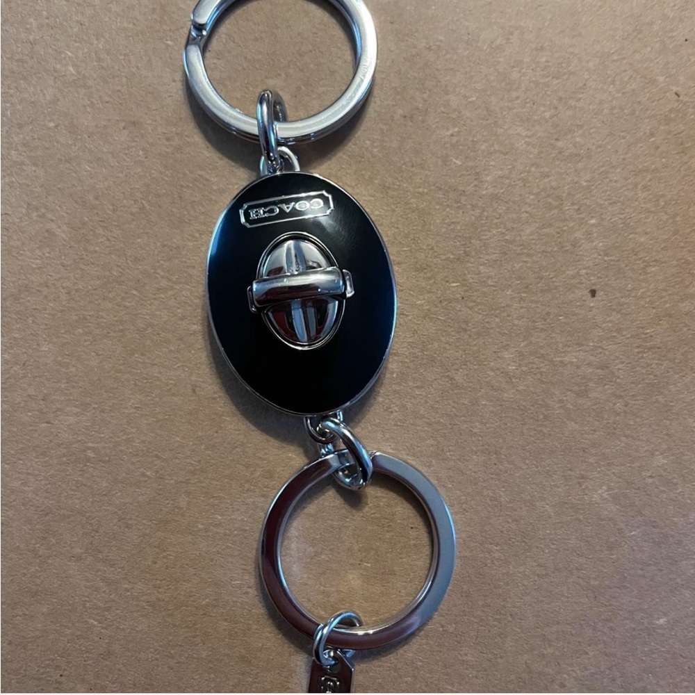 Black and Silver Keychain